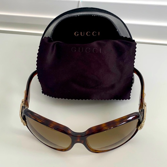 Gucci Sunglasses gold buckle